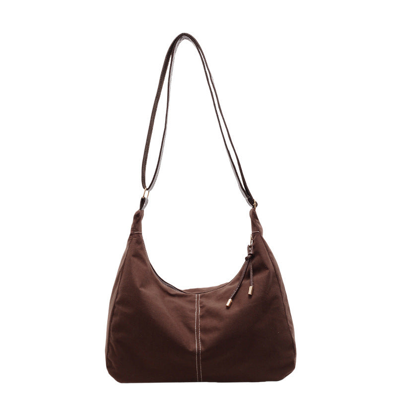 Stitching Retro Elegant Autumn Fashion Korean Shoulder Bags