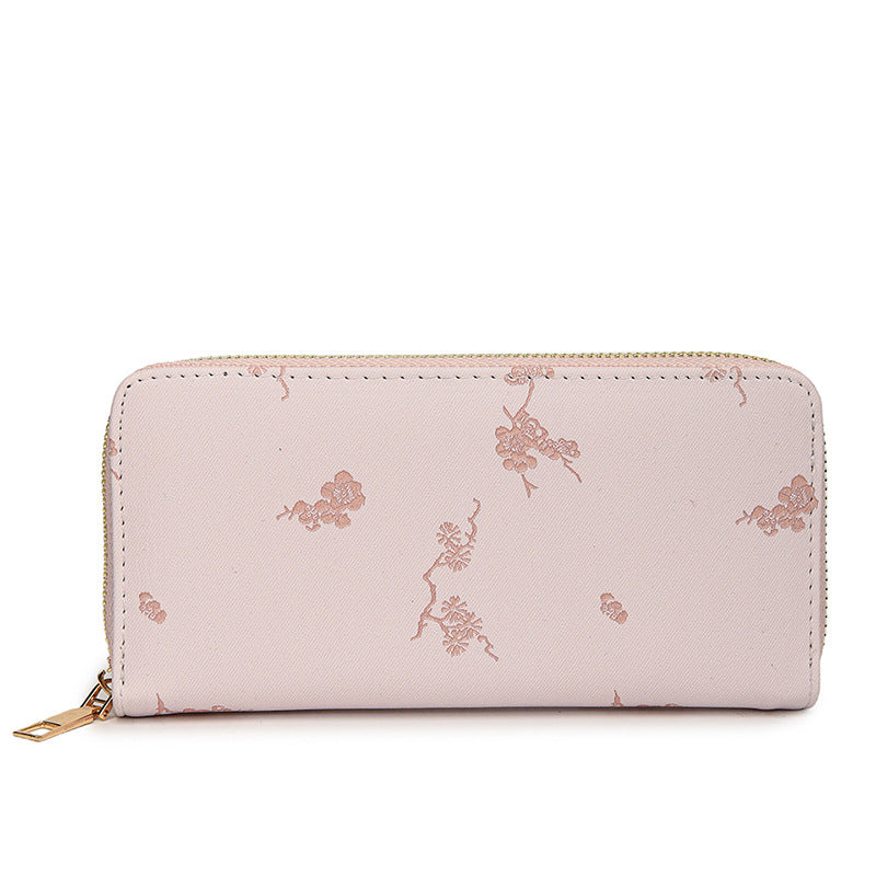 Women's Plum Blossom Design For Long Large Bags