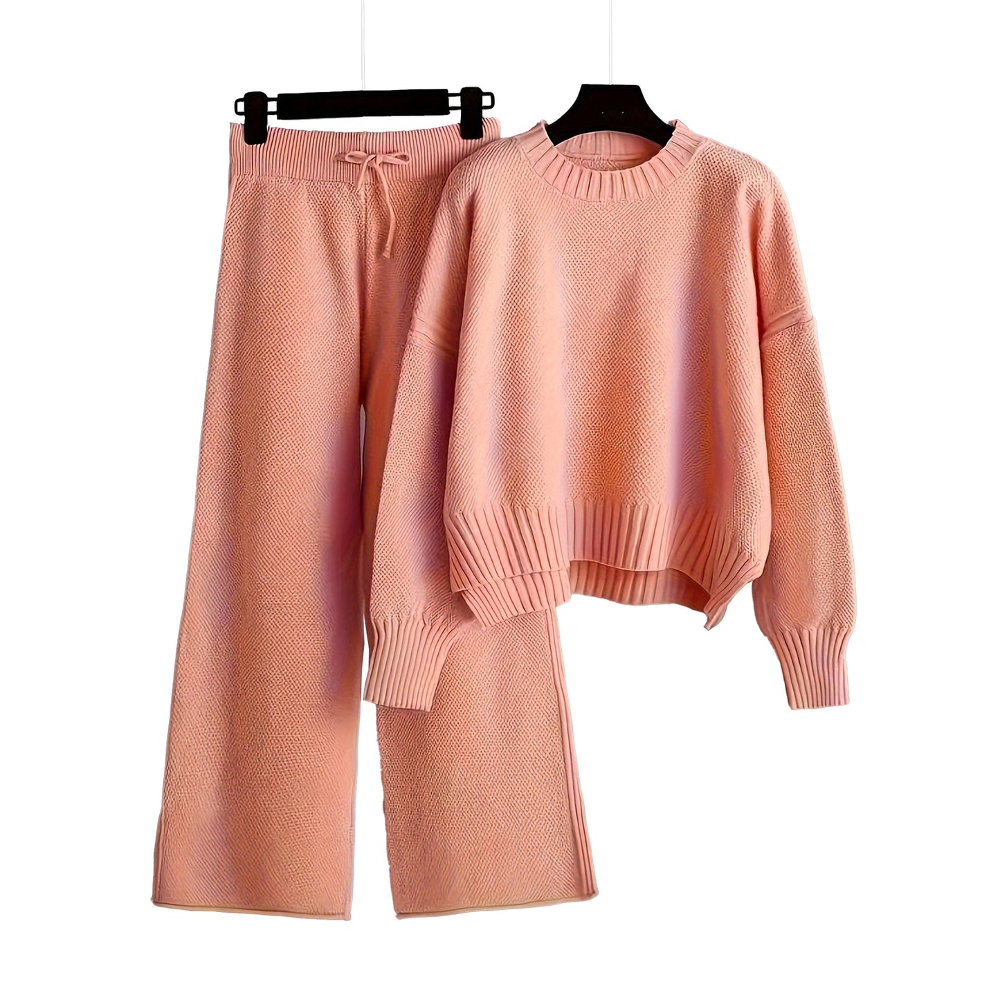 Women's Fashion Casual Knitting Loose Wide Leg Sweaters