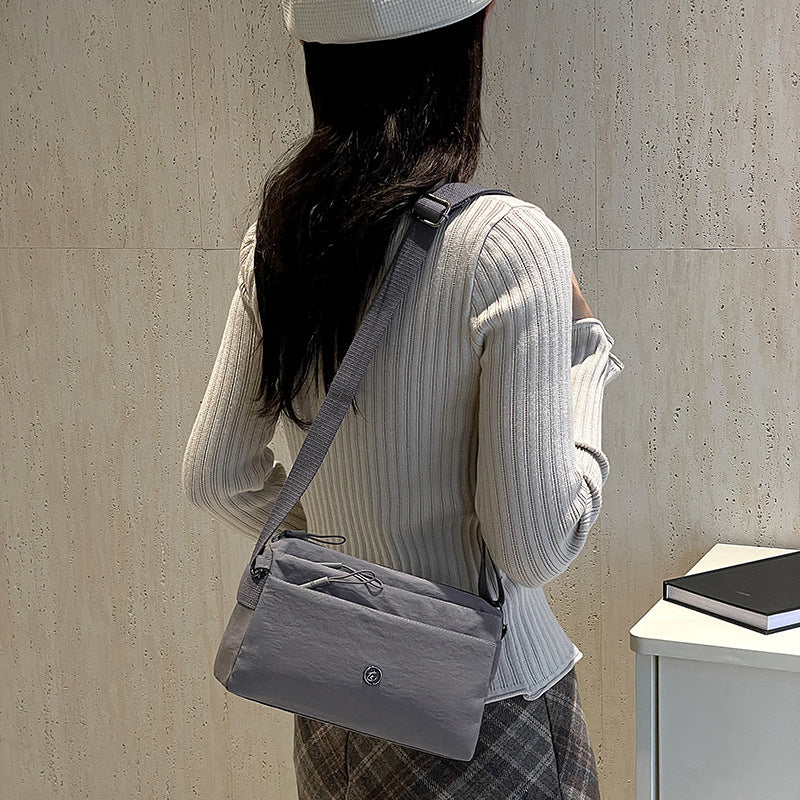 Women's Trendy Korean Fashion Simple Western Style Shoulder Bags