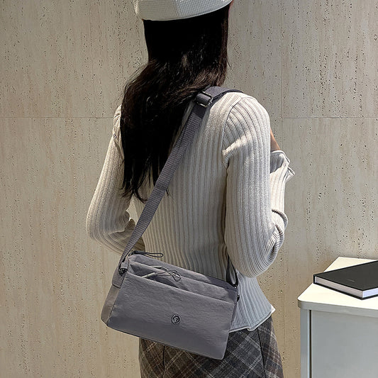 Women's Trendy Korean Fashion Simple Western Style Shoulder Bags