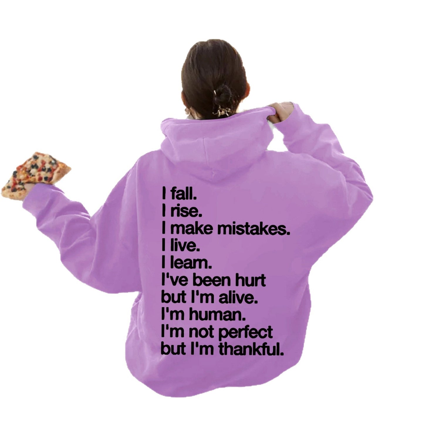 Women's European Kangaroo Pocket Hooded Long Sleeve Tops