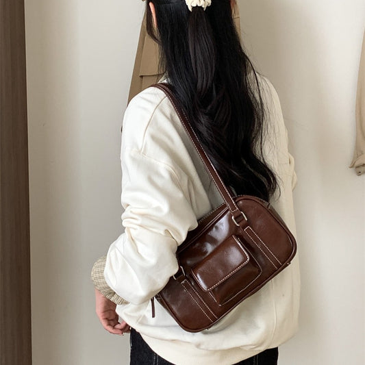 Women's Large Capacity High-grade Niche Style Underarm Shoulder Bags