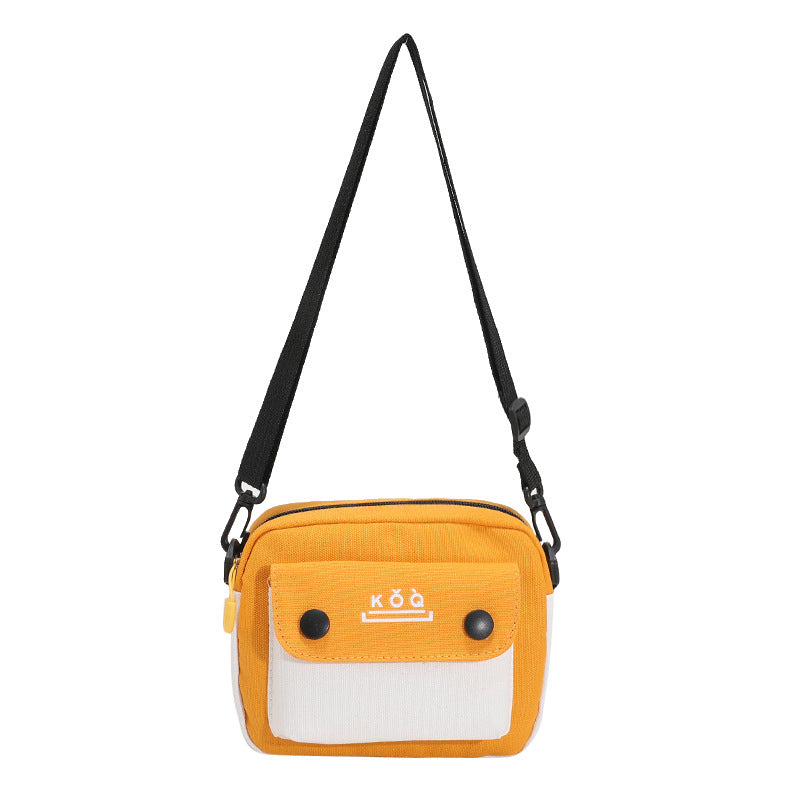 Women's Fashion Style Canvas Korean Mobile Shoulder Bags