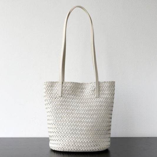 Layer Vegetable Tanning Leather Hand-woven Underarm Armpit Bags