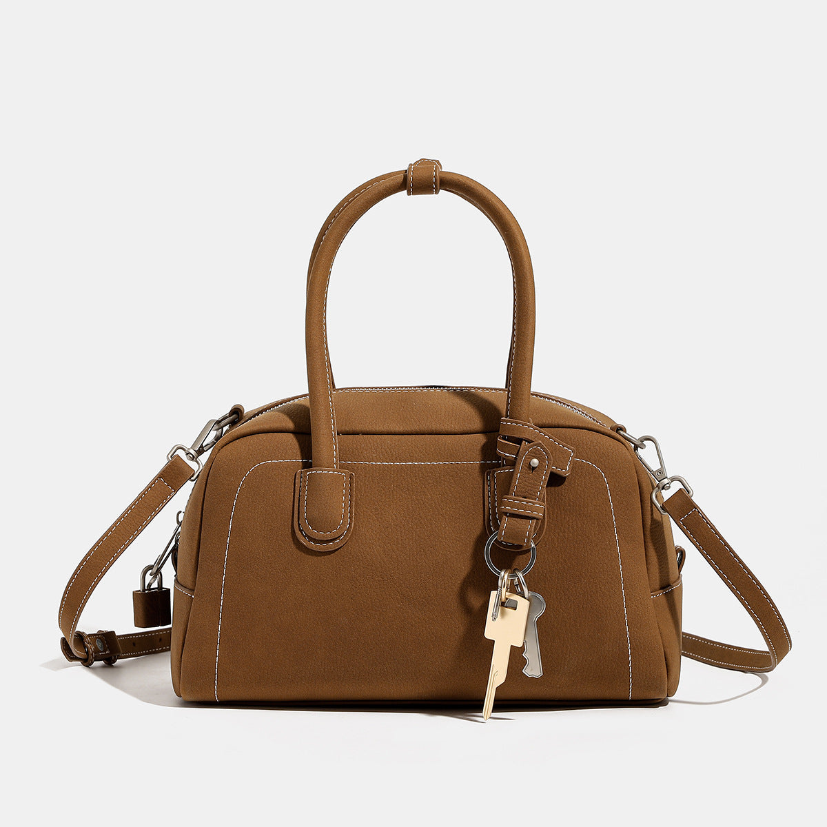 Women's Korean Style Commuter Boston Niche Large Handbags