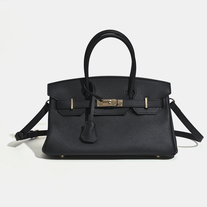 Popular Women's Fashionable Commuter Layer Cowhide Bags