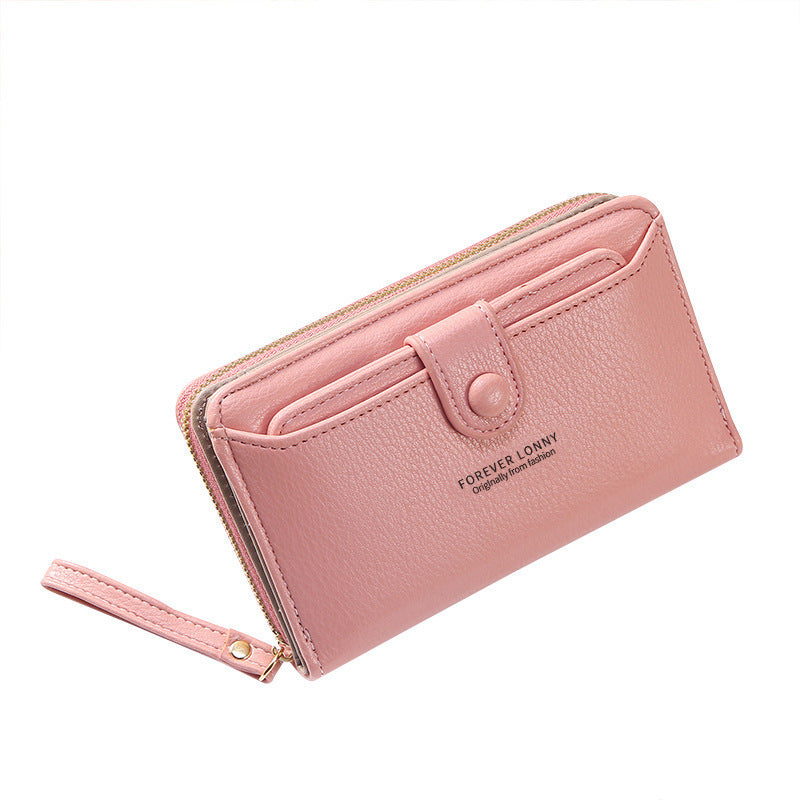 Women's Wrist Strap Clutch Fashion Korean Style Ladies Wallets