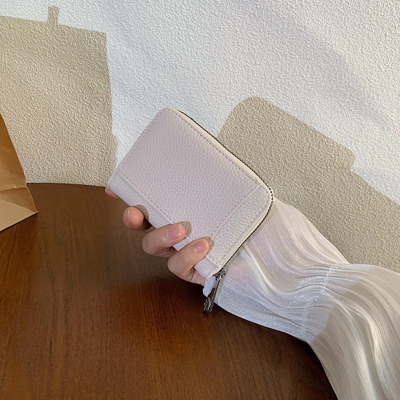 Women's Short Simple Large Capacity Zipper Ladies Wallets