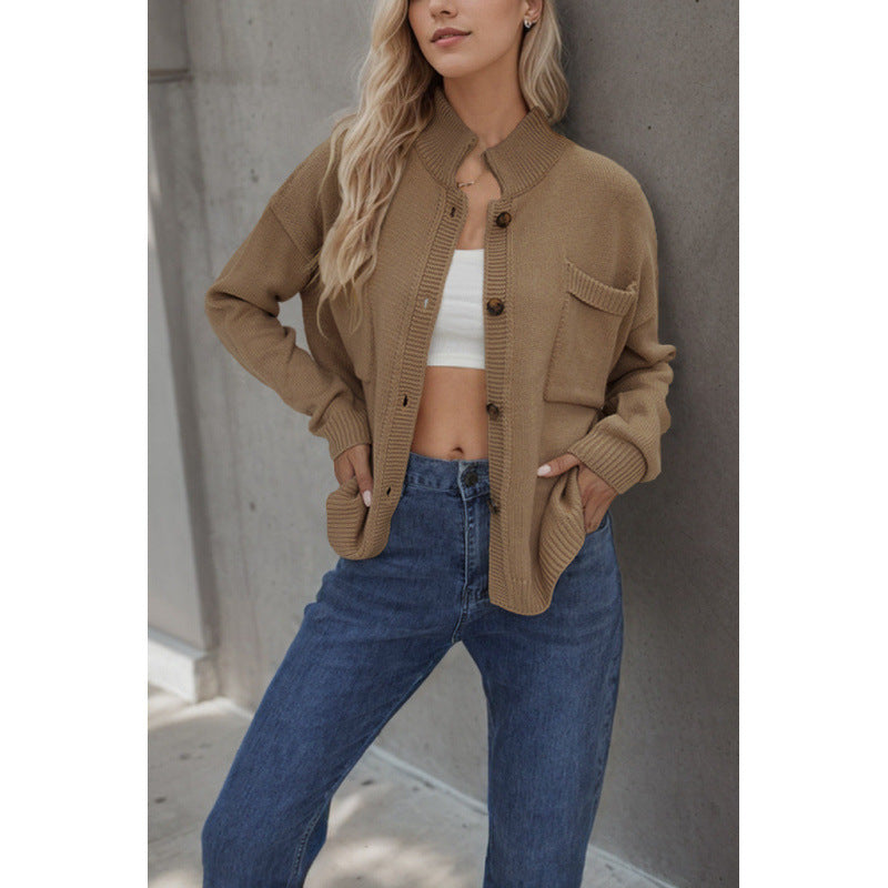 Women's New Classic Beautiful Button Baggy Sweaters