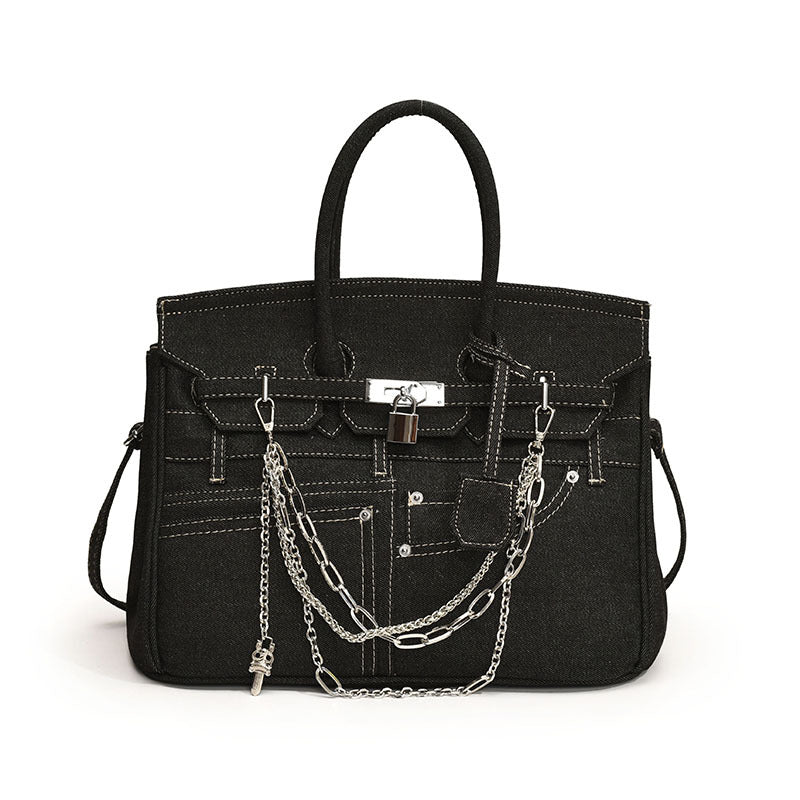 Women's Design Spoof Pants Pocket Kelly Large Handbags