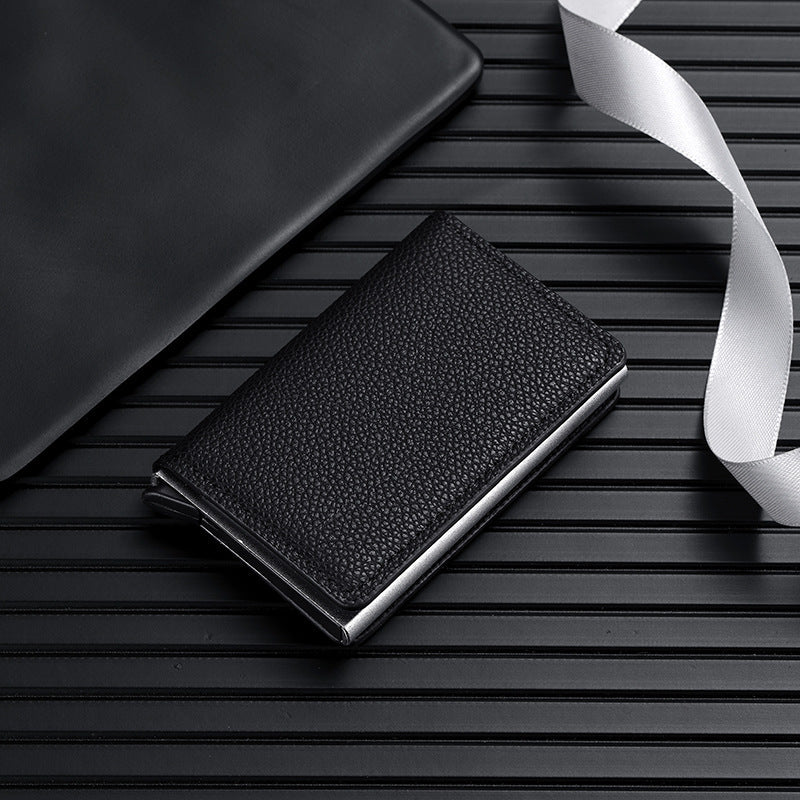 Women's & Men's & Metal Automatic Pop-up Cassette Refined Card Holder