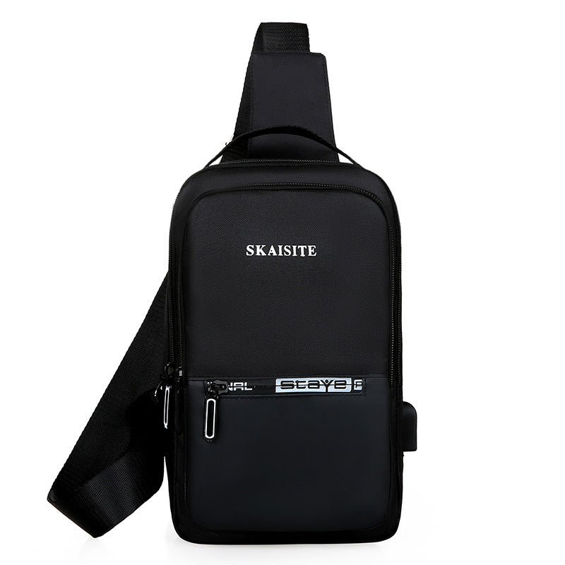 Men's New Oxford Cloth Fashion Korean Men's Chest Bags