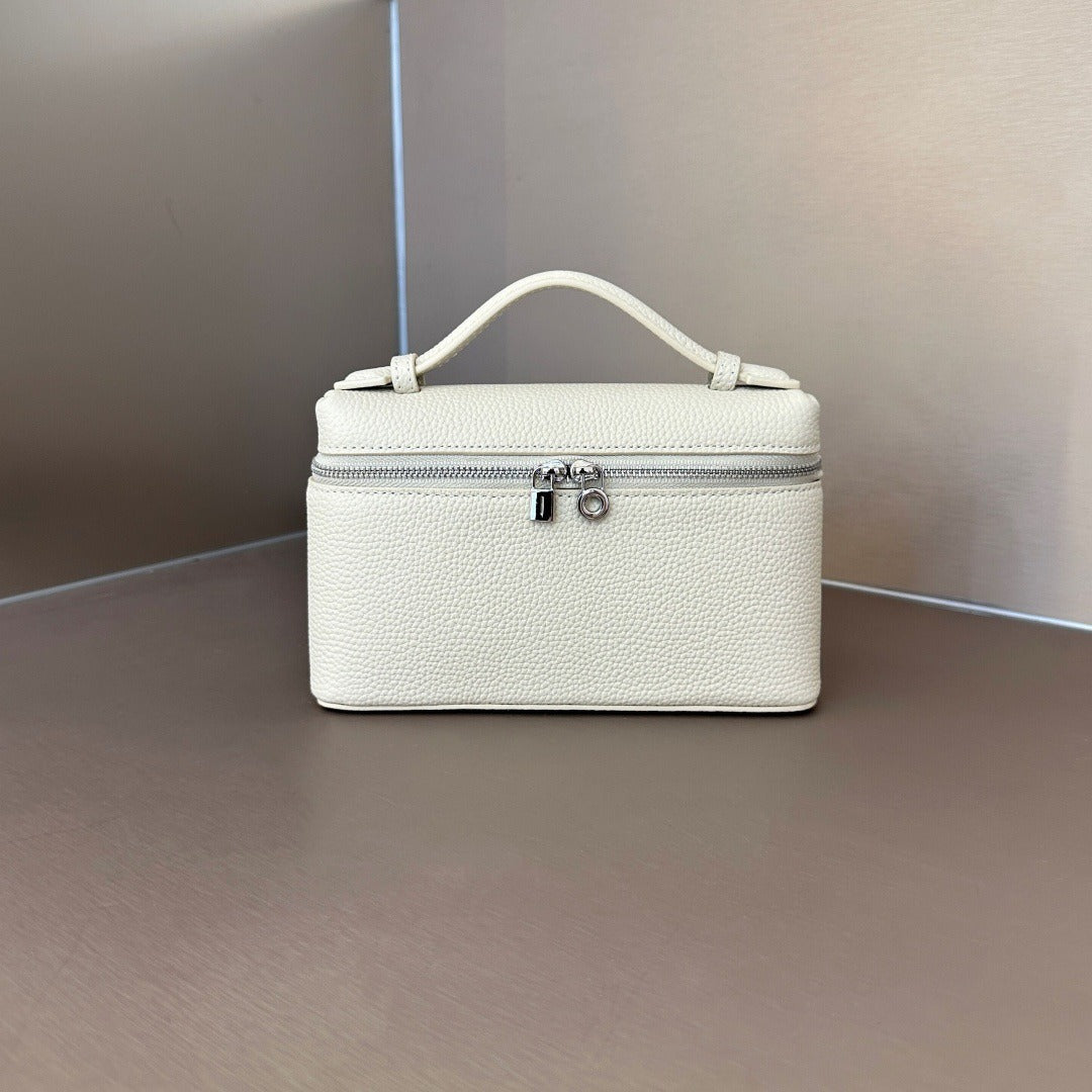 Women's Genuine Leather Macaron Color Series Litchi Handbags