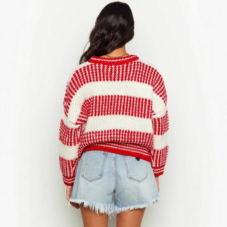 Women's Round Neck Autumn Casual Simple Fashion Sweaters