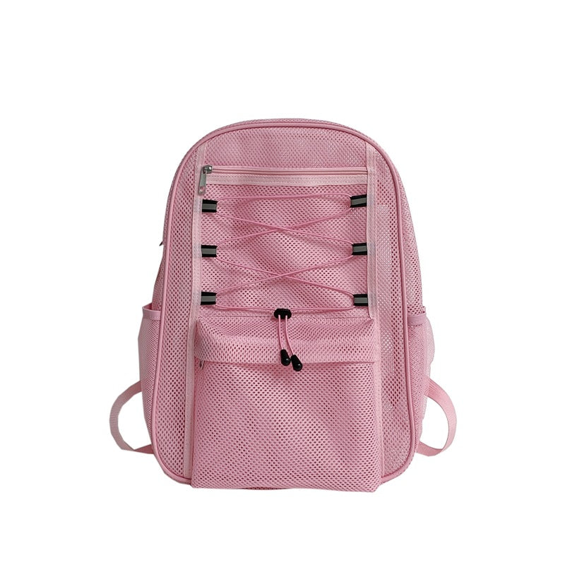Beautiful Mesh Large Capacity Beach Breathable Backpacks