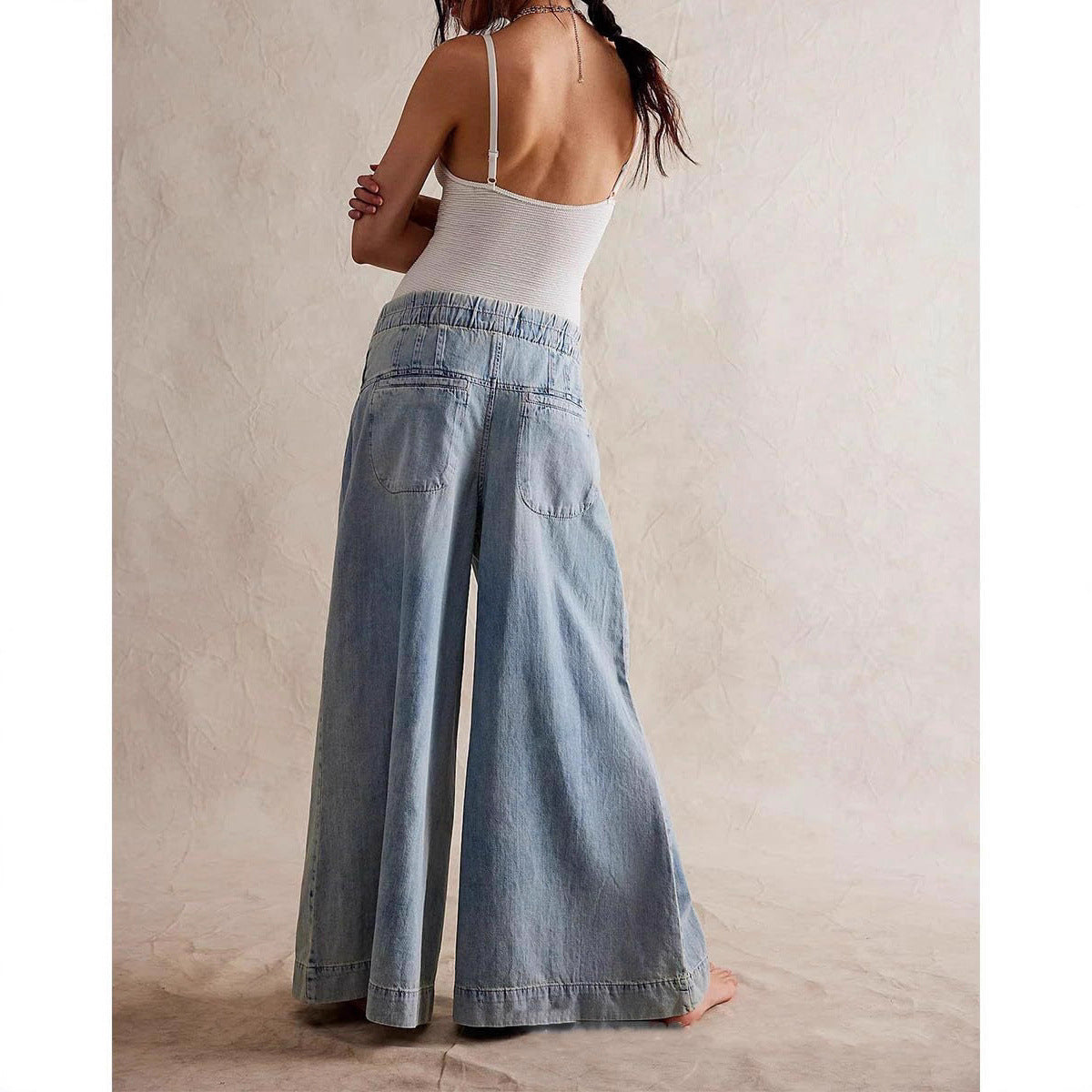 Women's Pretty Draping Slimming Casual Trousers Jeans