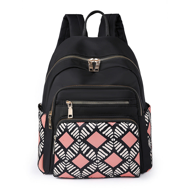 Women's Fashionable Waterproof Nylon Cloth Multifunctional Trendy Backpacks