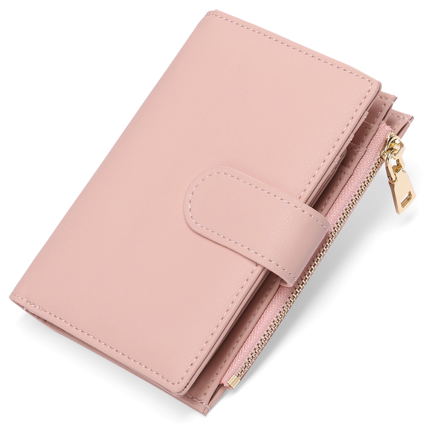 Women's Short Korean Style Tri Fold Multi Ladies Wallets