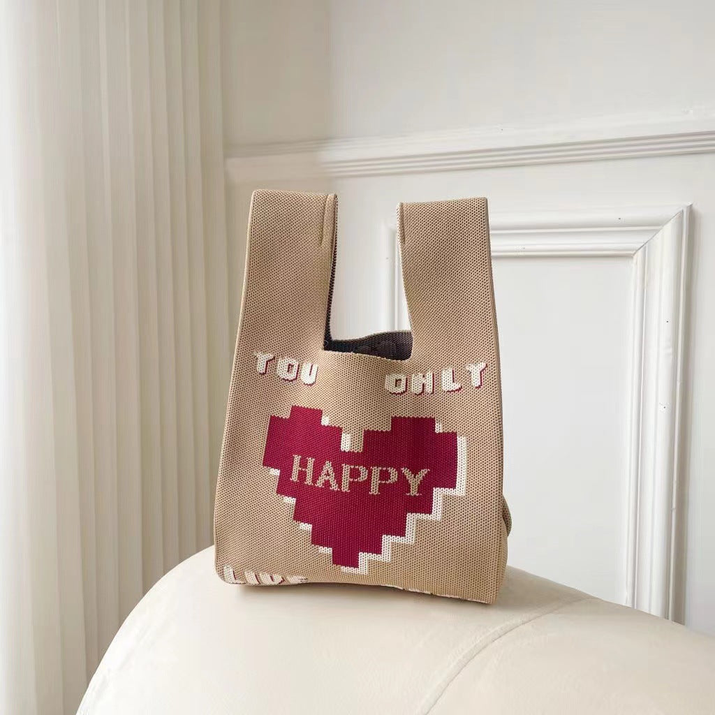 Women's Portable Fashion Storage Korean Style Hand Tote Bags
