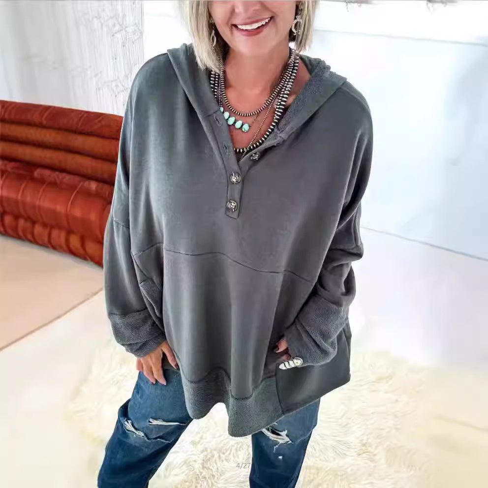 Versatile Unique Popular Women's Hooded Loose Clothing