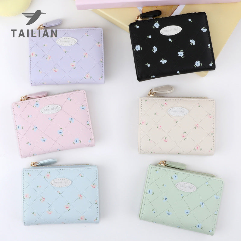 Colorful World Light Color High Texture Ladies Wallets