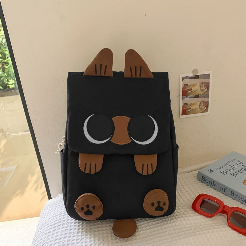 Kitten Personality Versatile Large Capacity Korean Backpacks