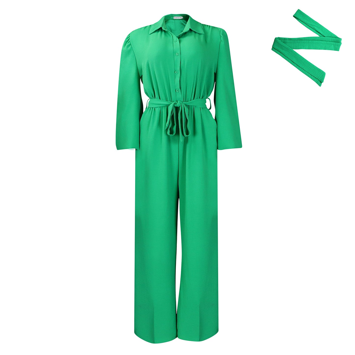 Women's Fashion Long Sleeve Solid Color High Women's Jumpsuit/clothing