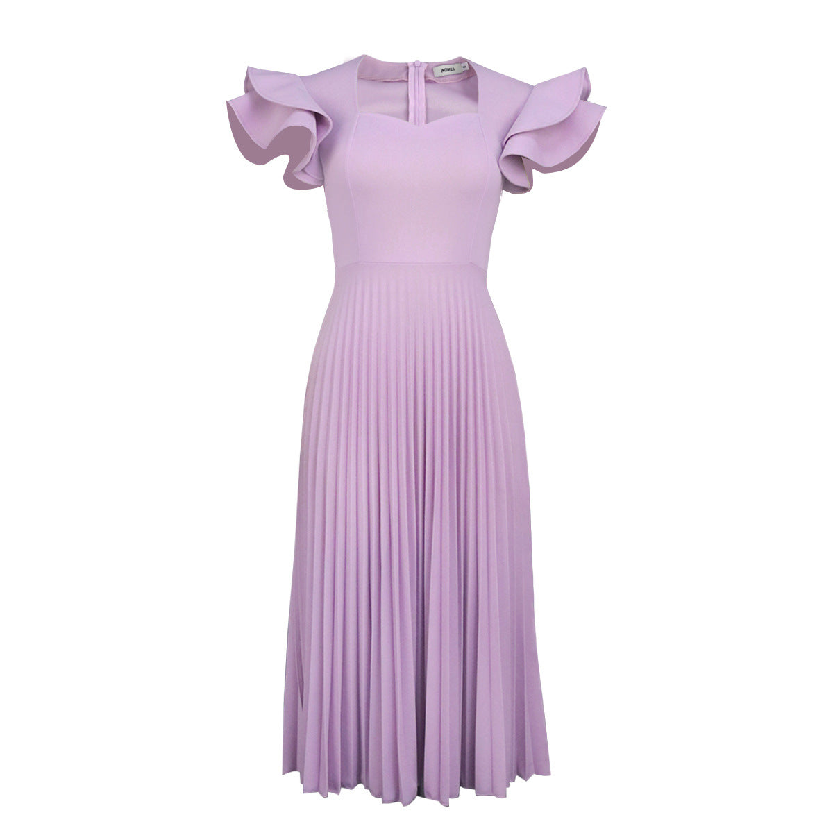Square Collar Dress Elegant Graceful Leisure Dresses