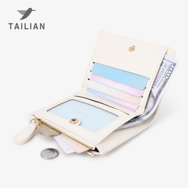 Glamorous Cute Bear Short Design Korean Ladies Wallets