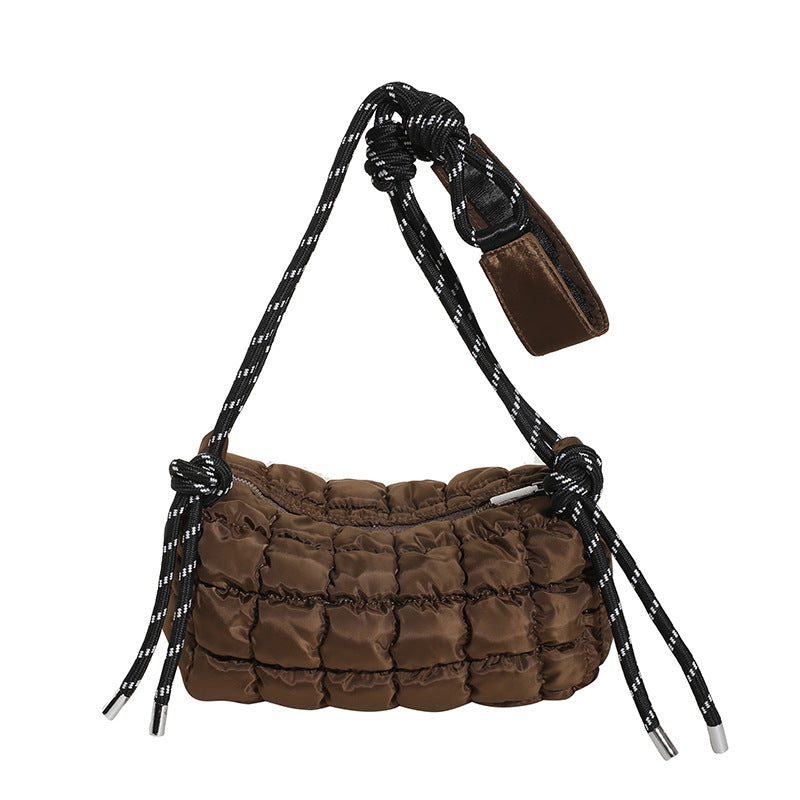 Women's Trendy Bubble Pillow Cotton Jacket Cloud Shoulder Bags