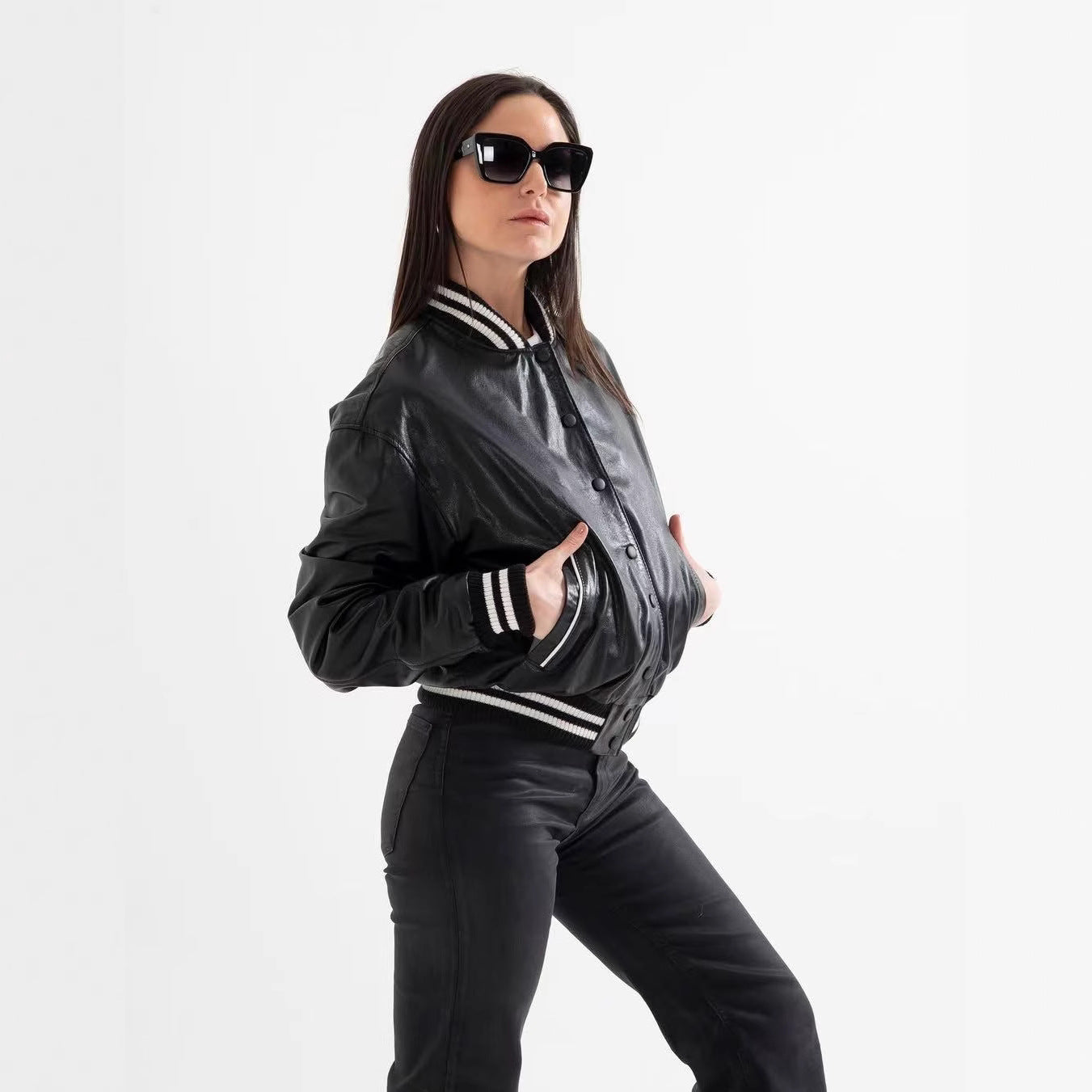 Graceful Fashion Leather Trendy Winter Motorcycle Jackets