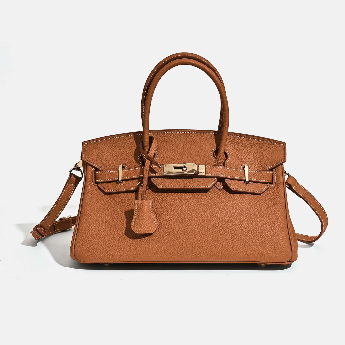 Popular Women's Fashionable Commuter Layer Cowhide Bags