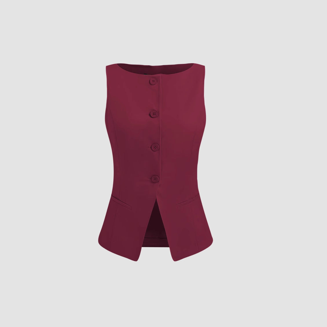 Women's Fashion Solid Color Slim Fit Slimming Women's Vest