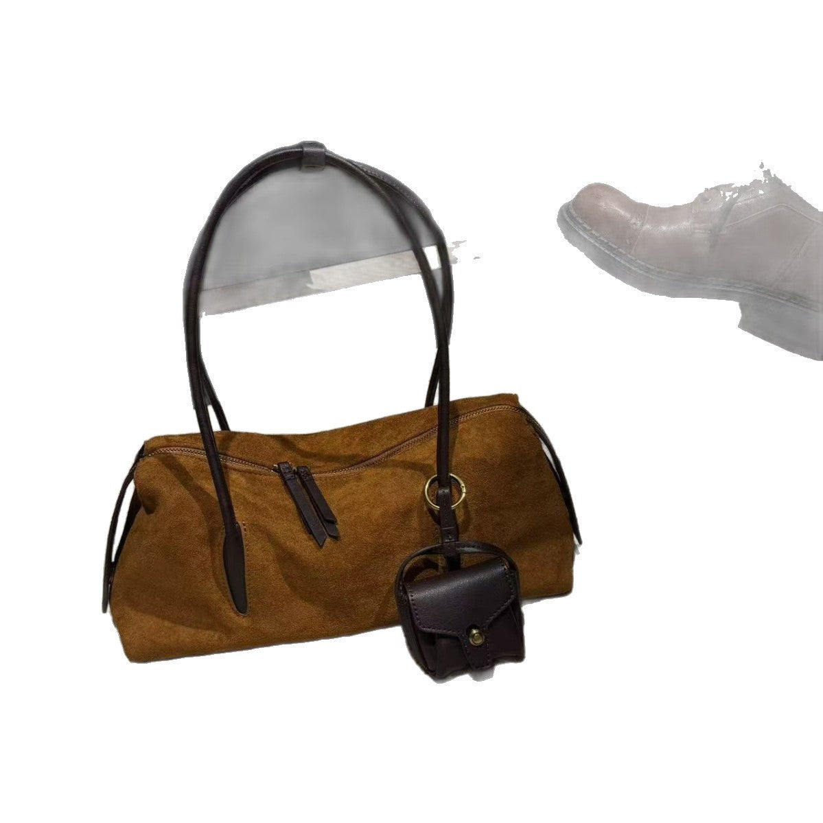 Women's High-grade Retro Suede Large Capacity Underarm Bags