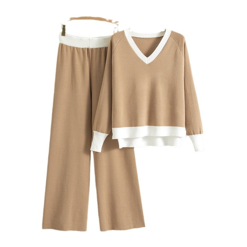 Innovative Women's Loose Pullover Two-piece Set Fashion Casual Suit