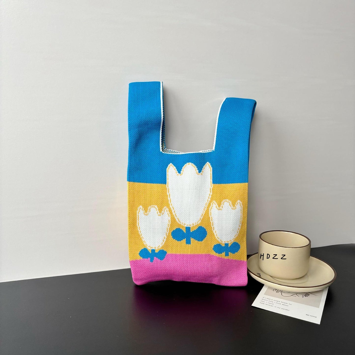 Cartoon Wrist Large Capacity Minority Hand Handbags