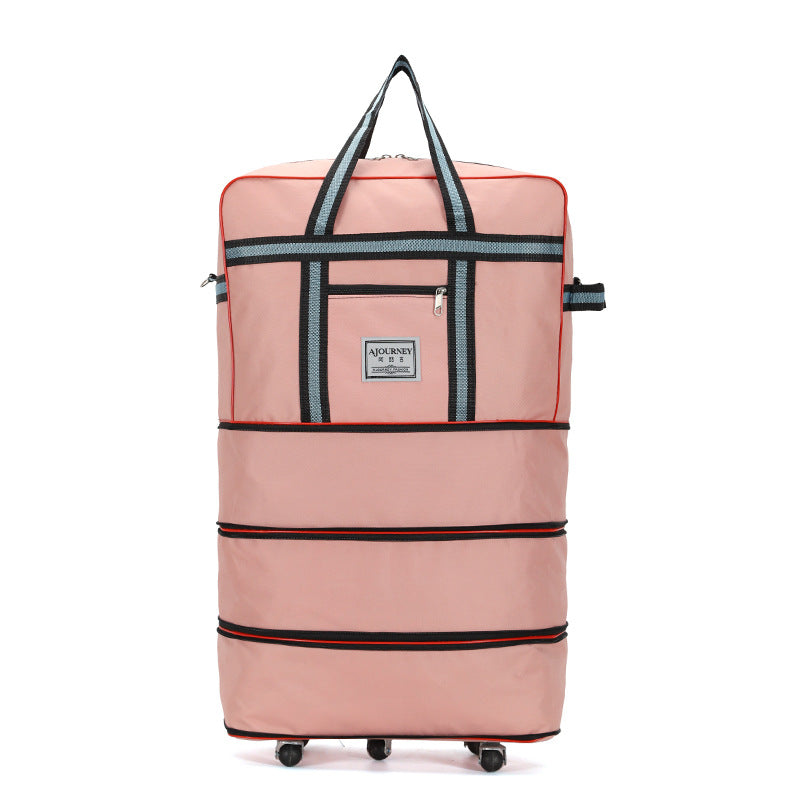 Capacity Air Consignment With Pulley Scalable Travel Bags
