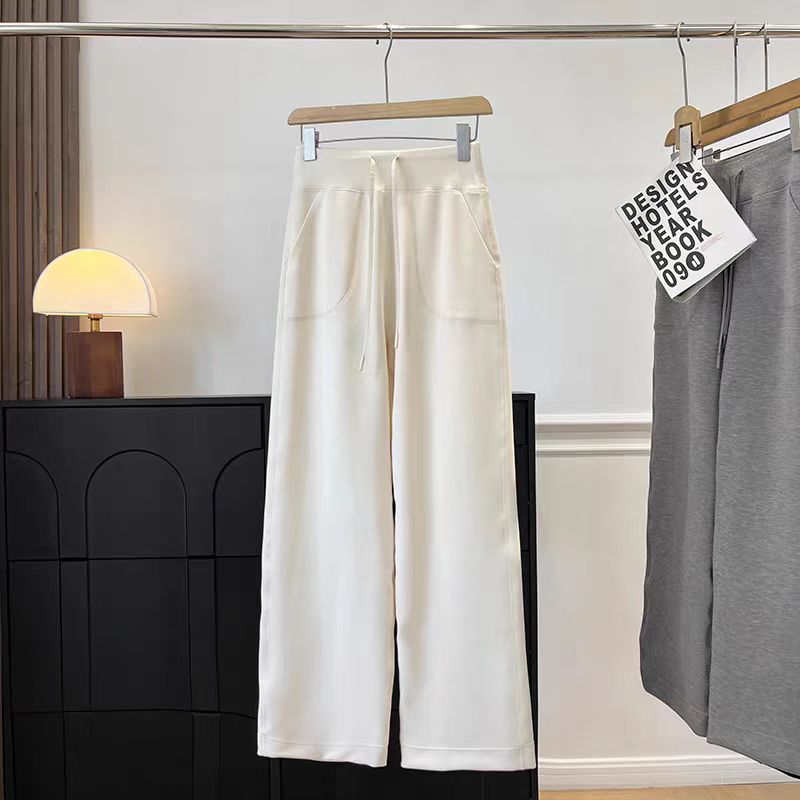 Women's Feel Drawstring High Waist Slimming Modal Pants