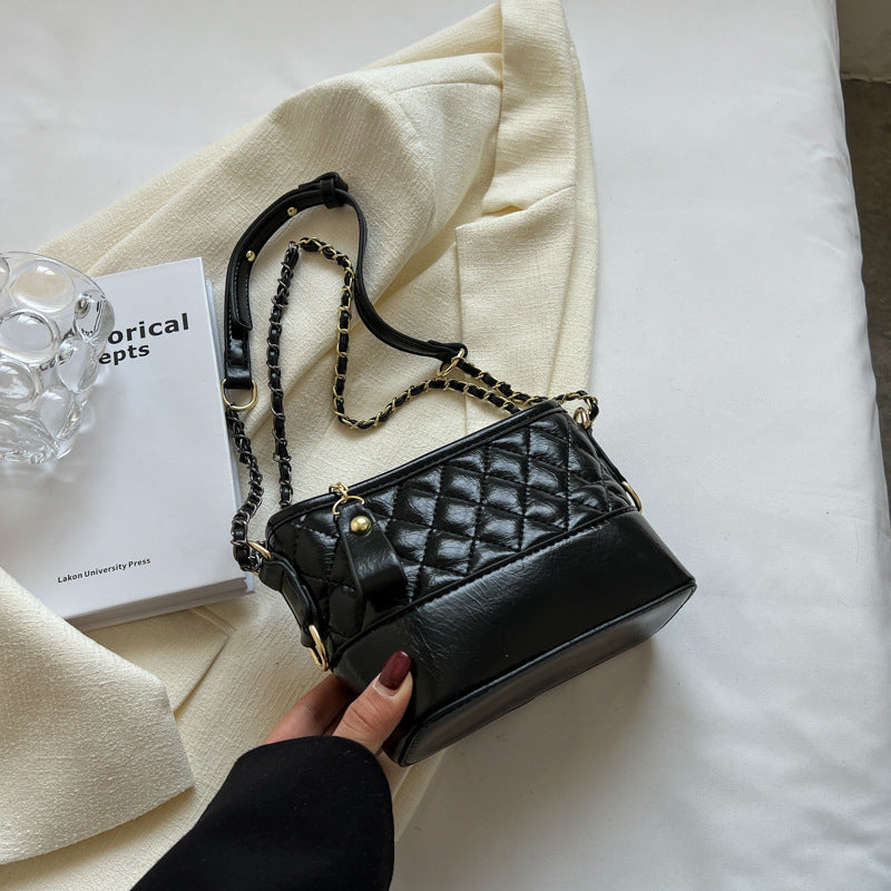 Women's Popular Chain Fashion Diamond Quilted Stray Shoulder Bags