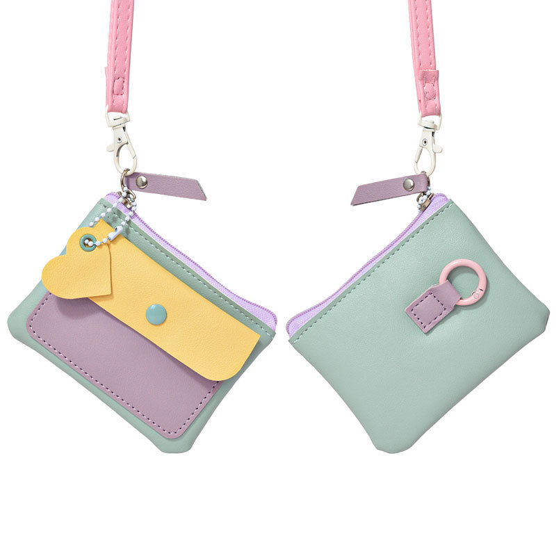 Classic Macaron Color Series Clutch Cute Ladies Wallets