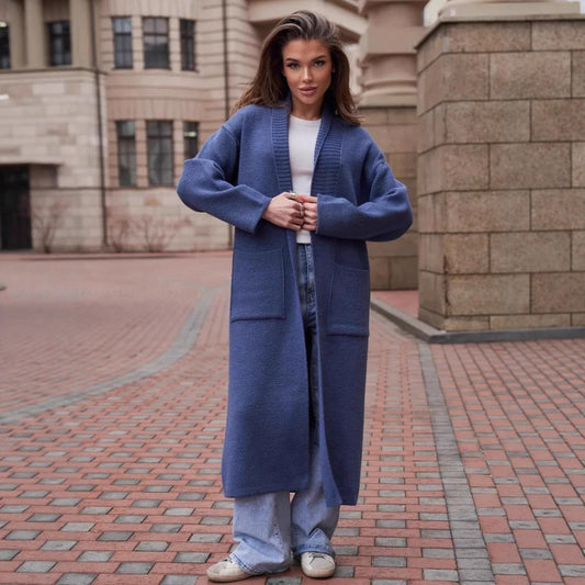 Women's Knitted Idle Style Long Below The Sweaters