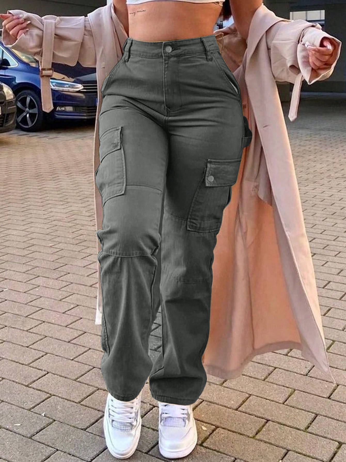 Women's Casual Working American Retro Straight Long Pants