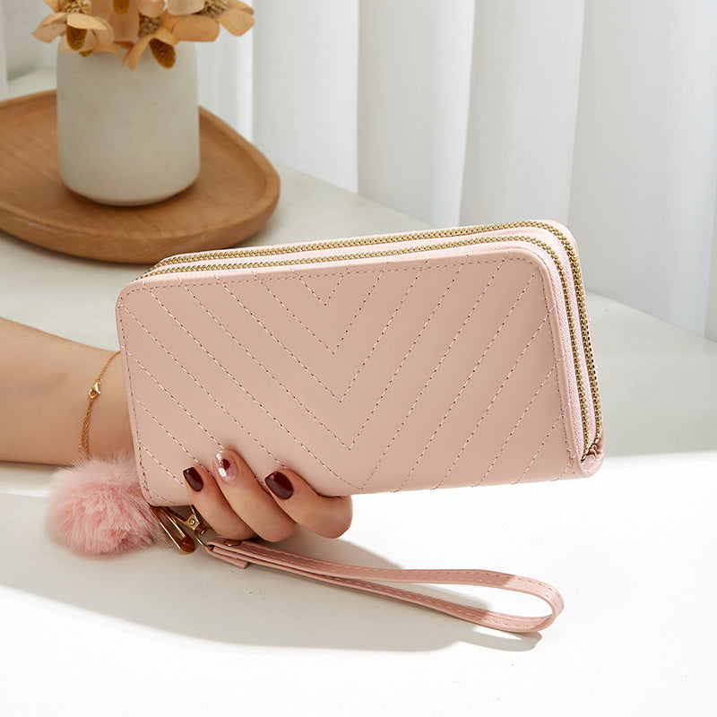 Niche Versatile High Quality Clutch Embroidered Ladies Wallets