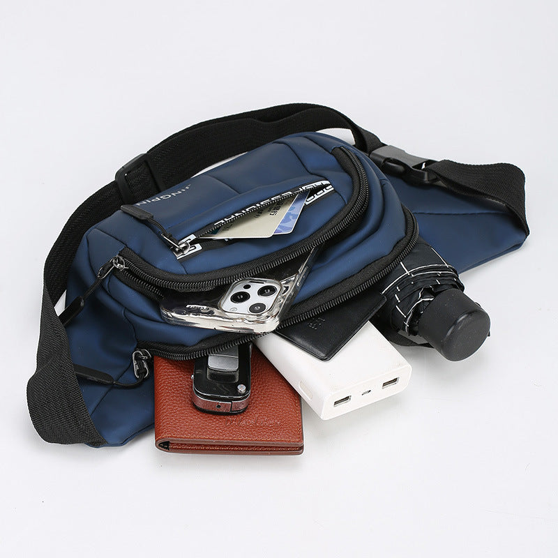 Men's Leisure Cross Body Large Capacity Mobile Men's Chest Bags