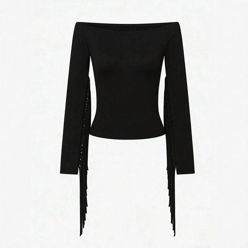 Innovative Durable Women's Tassel Fashion Cool Women's T-shirt