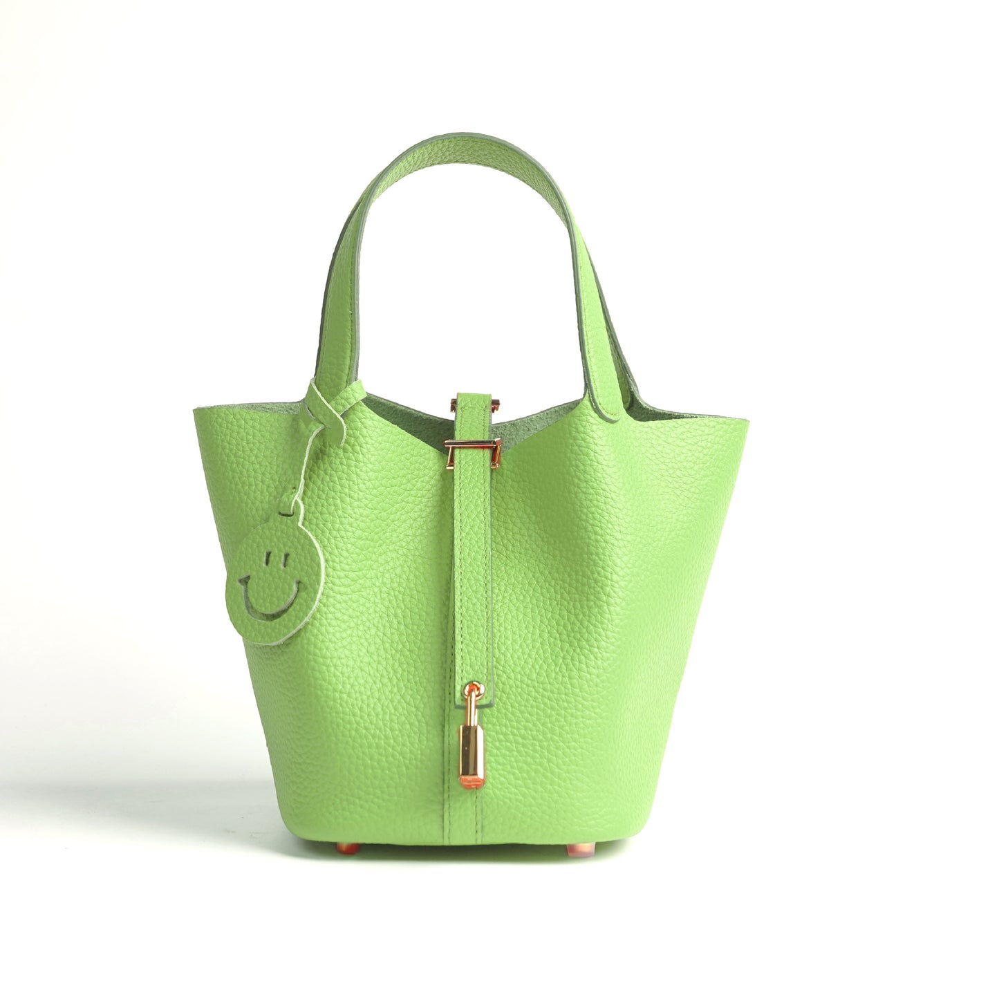 Women's Vegetable Basket Versatile Genuine Leather High Handbags