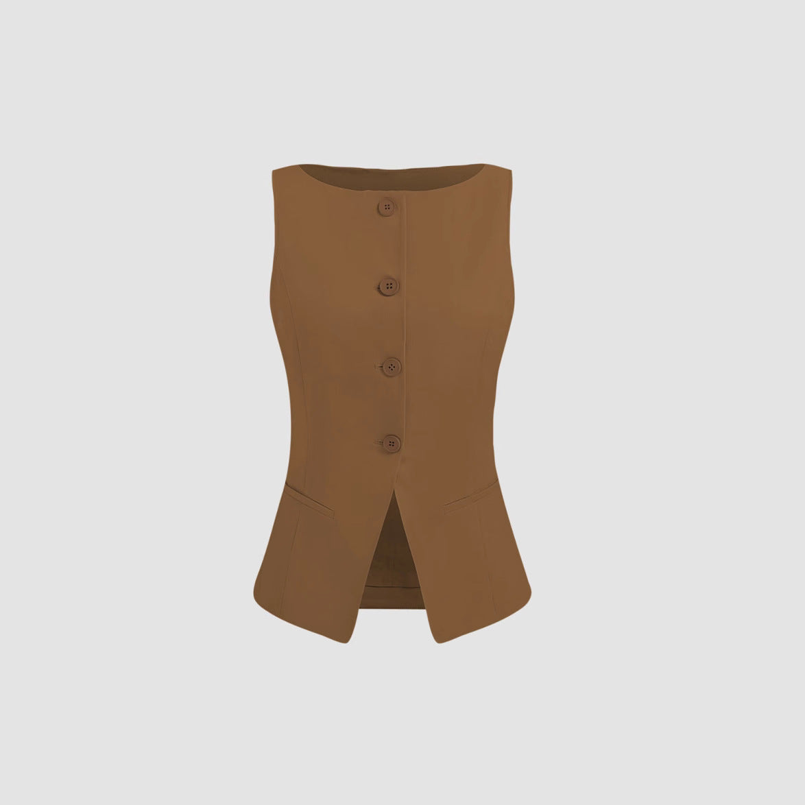 Women's Fashion Solid Color Slim Fit Slimming Women's Vest
