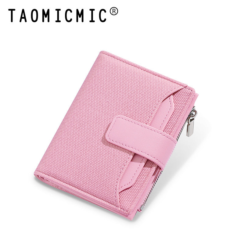Women's Stone Pattern Two Fold Double Layer Ladies Wallets
