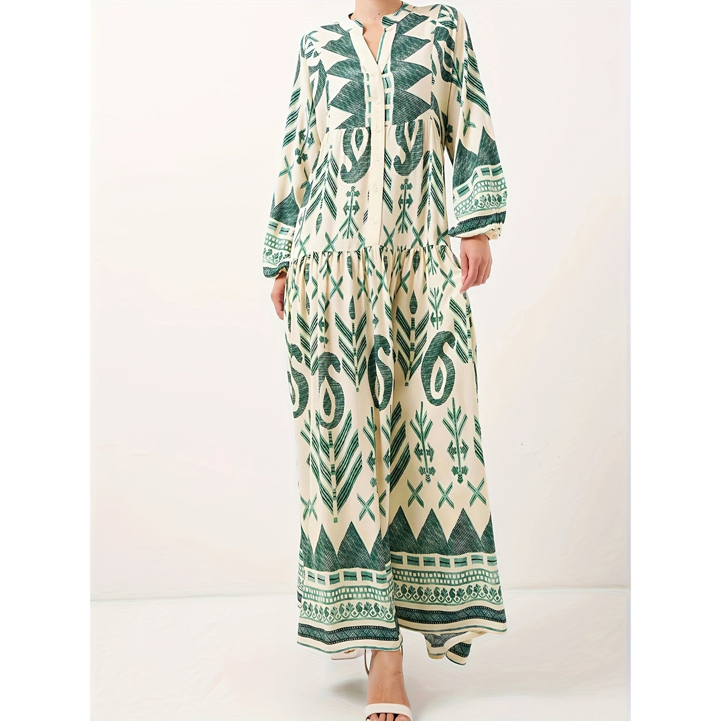 Women's Dignified Elegant Dress Soft Comfort Printing Dresses